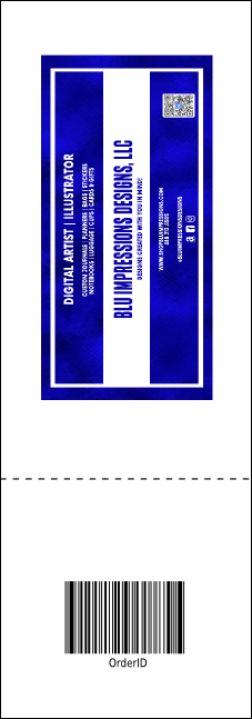 Leukemia Raffle Ticket Product Back