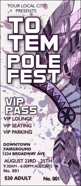 Headdress VIP Pass Product Front