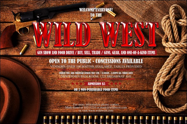 Western Poster Product Front