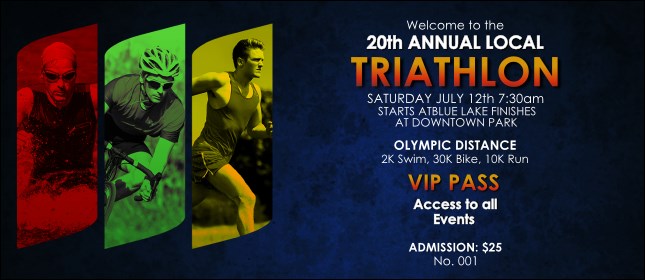 Triathlon VIP Pass Product Front