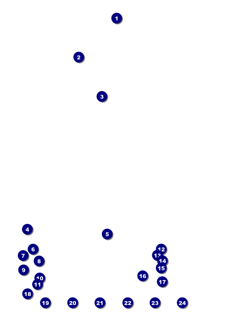 Ice Skating Logo Flyer Front Field Markers