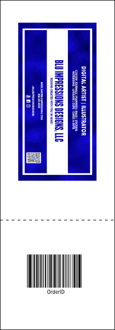 Ice Skating Event Ticket Product Back