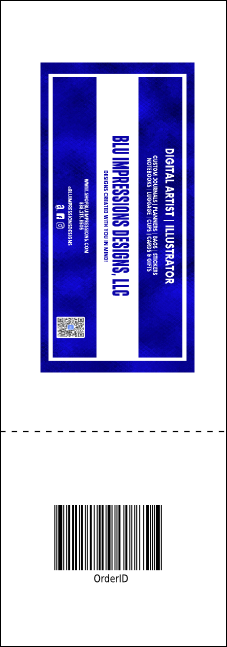 Ice Skating Raffle Ticket Product Back