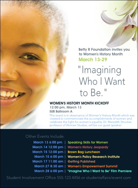 Women's Expo 4 Invitation Product Front