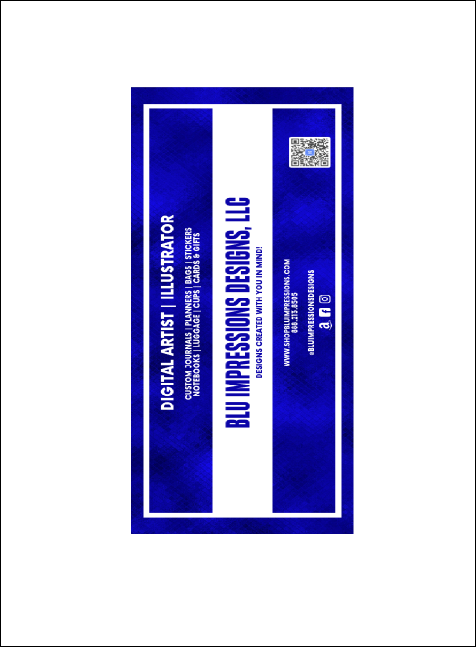 All Purpose Modern Invitation Product Back