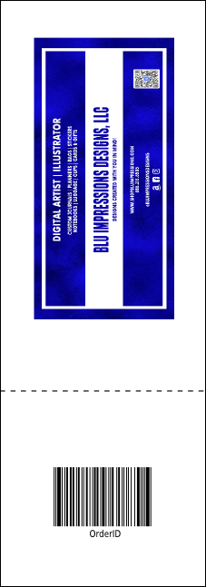 Dinosaur Illustrated Raffle Ticket Product Back