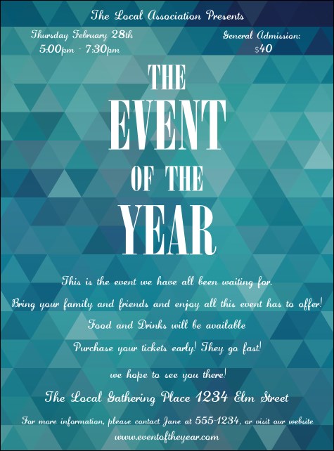 All Purpose Blue Flyer Product Front