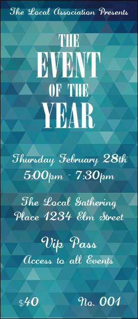 All Purpose Blue VIP Pass Product Front