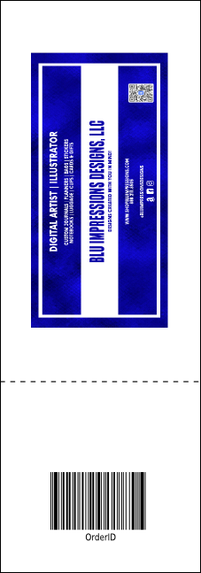 All Purpose Bright Raffle Ticket Product Back