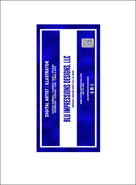 All Purpose Horizon Invitation Product Back