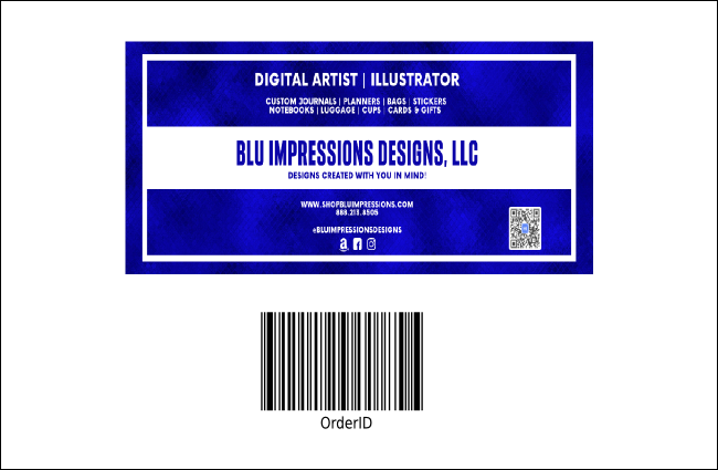 White Ribbon Photo Drink Ticket Product Back