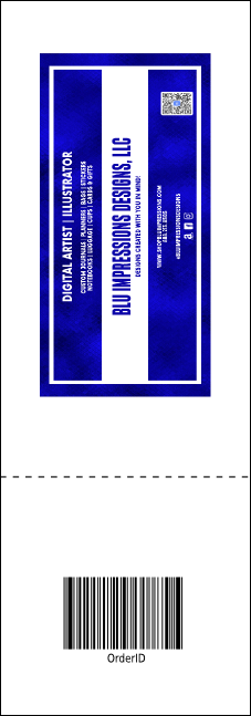 All Purpose Retro Raffle Ticket Product Back