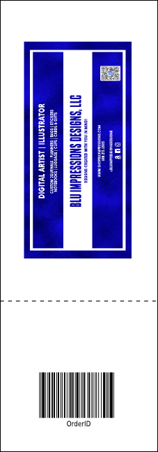 Squares Raffle Ticket Product Back