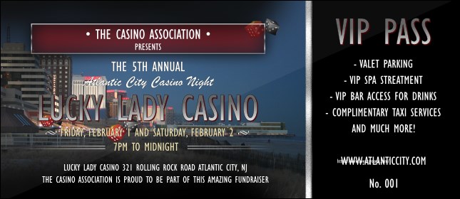 Atlantic City VIP Pass Product Front