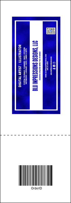 Candy Raffle Ticket Product Back