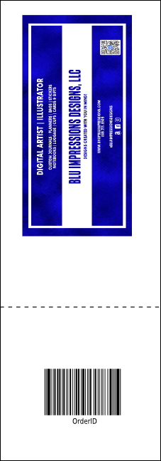 Casino Raffle Ticket Product Back