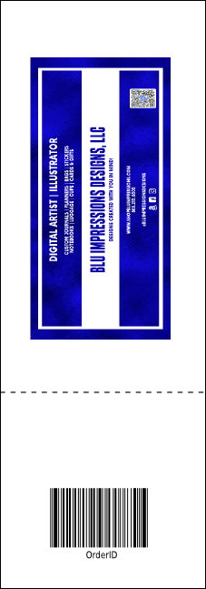 Chinese Raffle Ticket Product Back