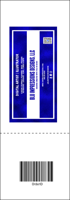 Craft Raffle Ticket Product Back