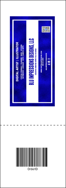 Cupcake Raffle Ticket Product Back