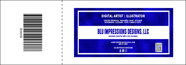 Diamond Event Ticket Product Back