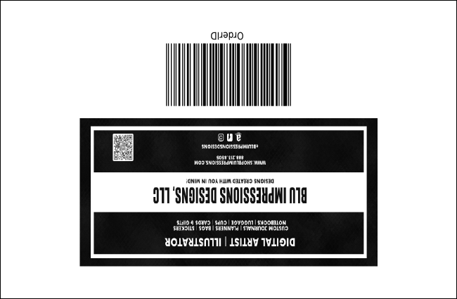 San Francisco Black & White Drink Ticket Product Back