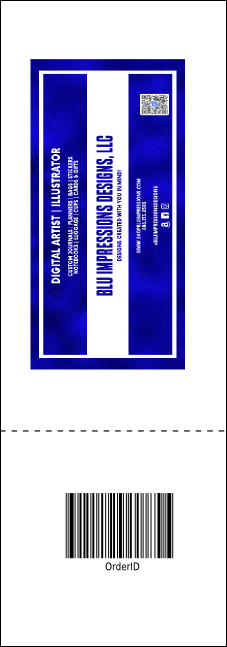 German Flag Raffle Ticket Product Back