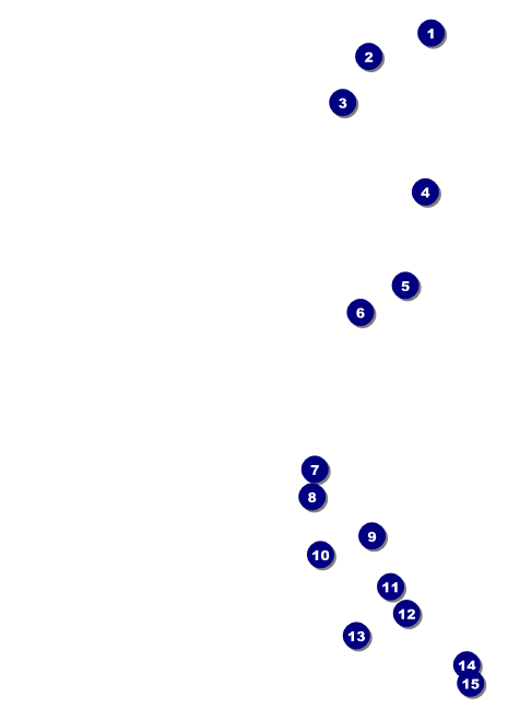 Hollywood Skyline Invitation Front Field Markers