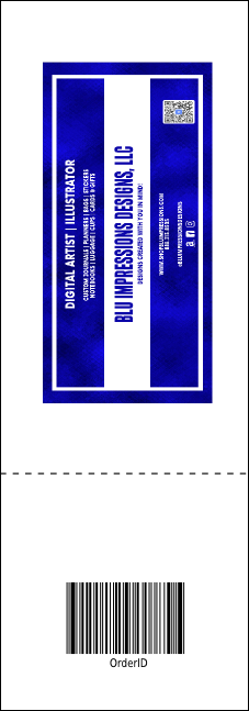 Hollywood Skyline Raffle Ticket Product Back