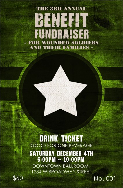 Army Drink Ticket Product Front