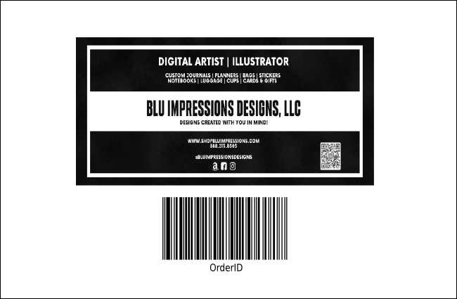 Los Angeles Drink Ticket (Black and white) Product Back