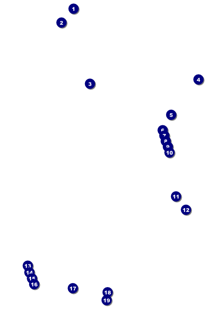 Soccer Ribbon Poster Front Field Markers