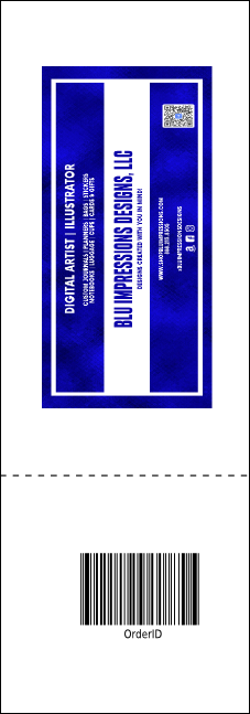 Retro Stripes Raffle Ticket Product Back