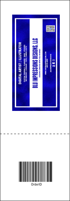 Sixties Raffle Ticket Product Back