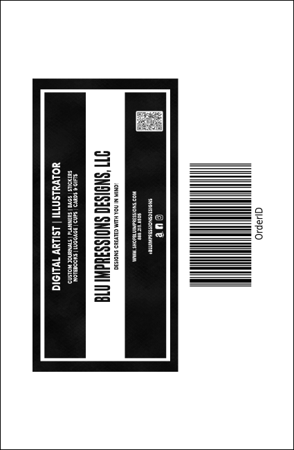 Houston Drink Ticket (Black and white) Product Back