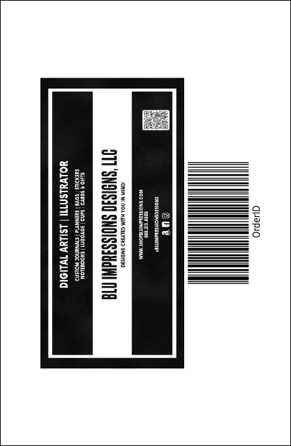 Toronto Drink Ticket (Black & white) Product Back