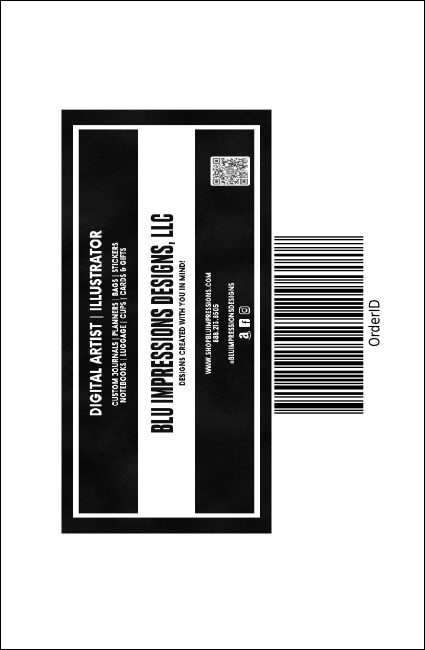 Indianapolis Drink Ticket (black and white) Product Back
