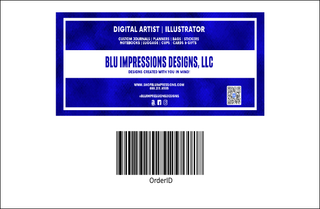 Christmas Ornament Drink Ticket Product Back