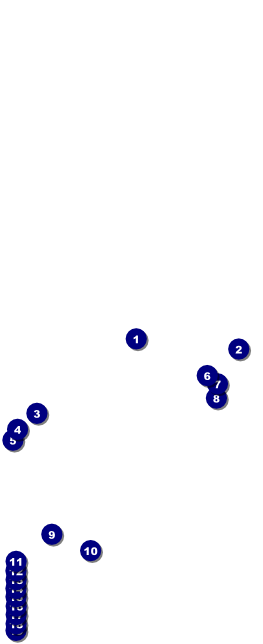 Dandelion Table Tent Front Field Markers