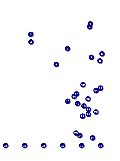 Maine Flyer Front Field Markers