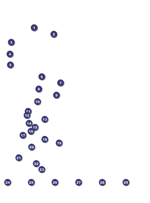 Missouri Flyer Front Field Markers