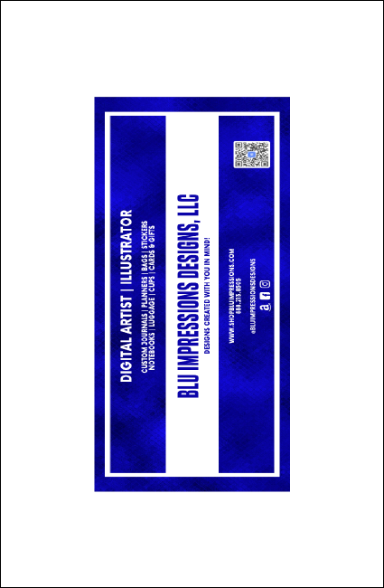 Nightclub Blue VIP Event Badge Small Product Back