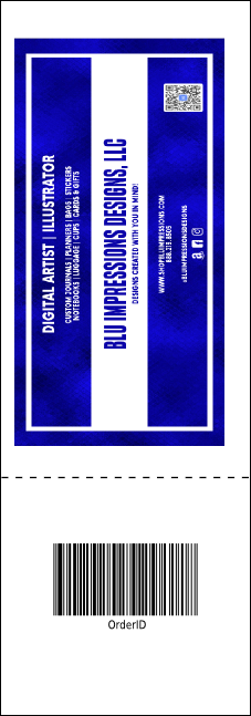 Christmas 001 Reserved Event Ticket Product Back