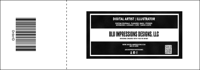 All Purpose Triangles Black and White Raffle Ticket Product Back