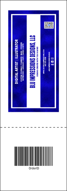 Fall Simple Event Ticket Product Back