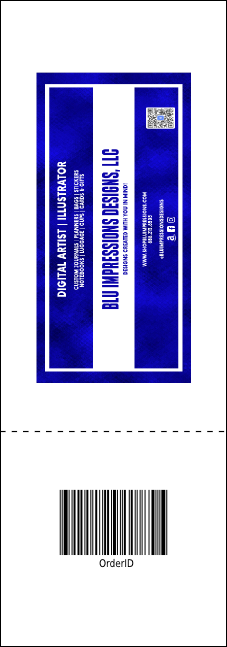 Spring Festival Raffle Ticket Product Back