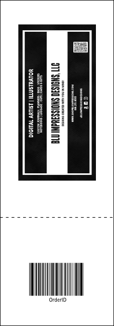 All Purpose Triangles 2 Black and White Raffle Ticket Product Back