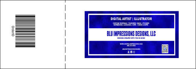 Red Glitter Event Ticket Product Back