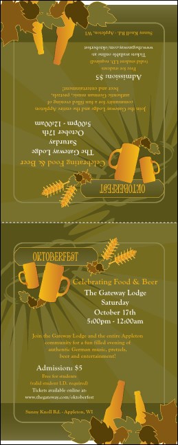 Oktoberfest Green Table Tent