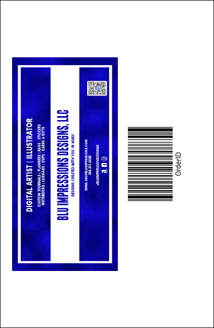 Silver Glitter Drink Ticket Product Back