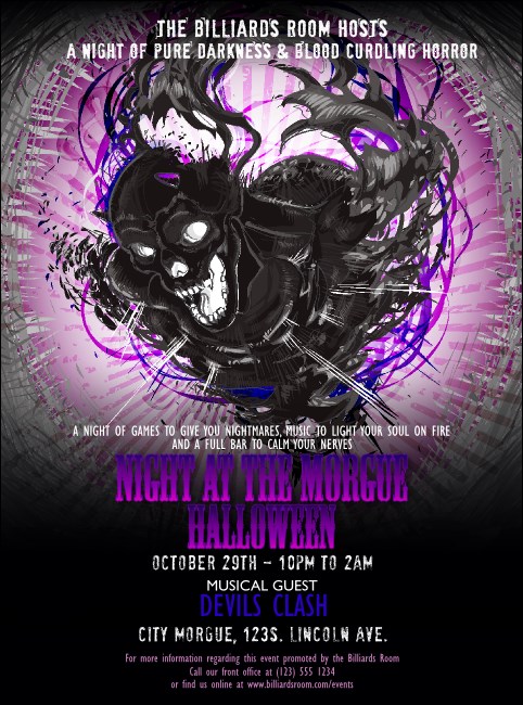 Demon Explosion Flyer Product Front